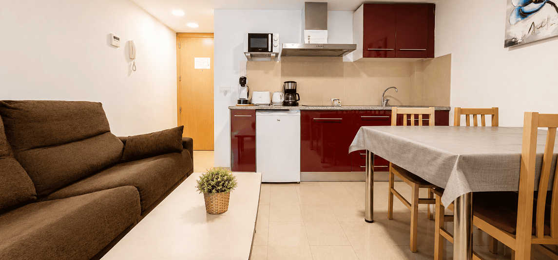 Apartamento 1 habitación balcón