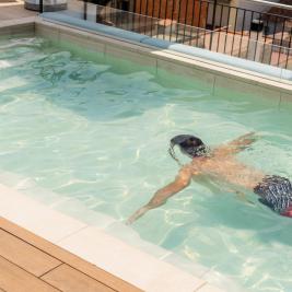 Terrace and pools of Neptuno Hotel & Spa