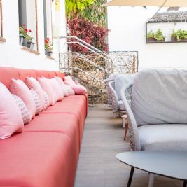 Terrasse et piscines du Neptuno Hotel & Spa